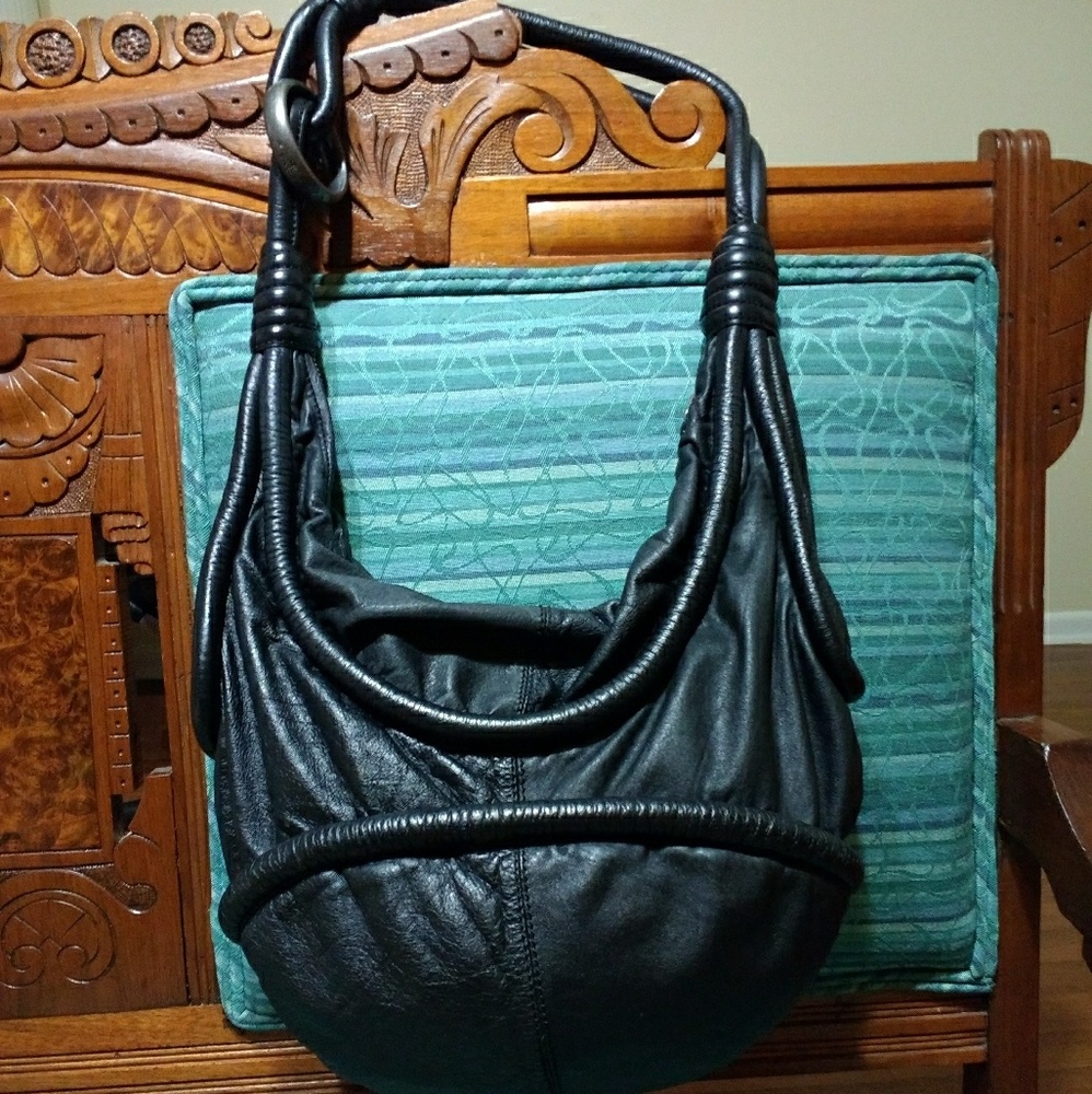 Black Leather Diesel Purse